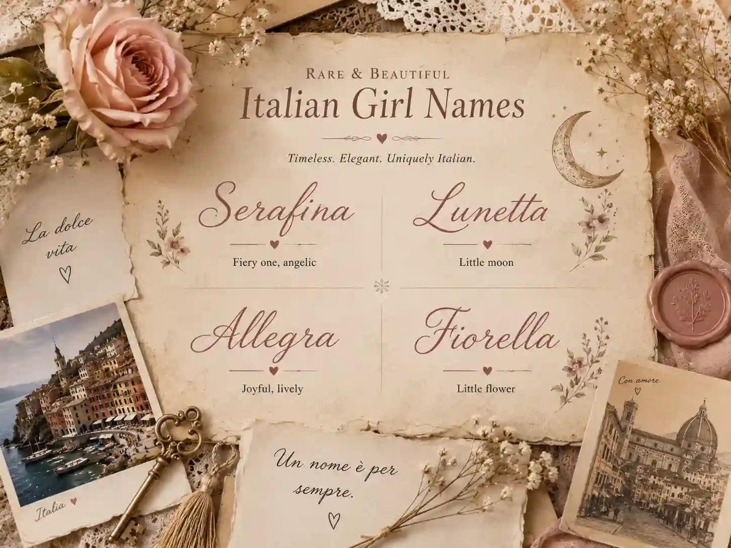 rare and unique italian girl names