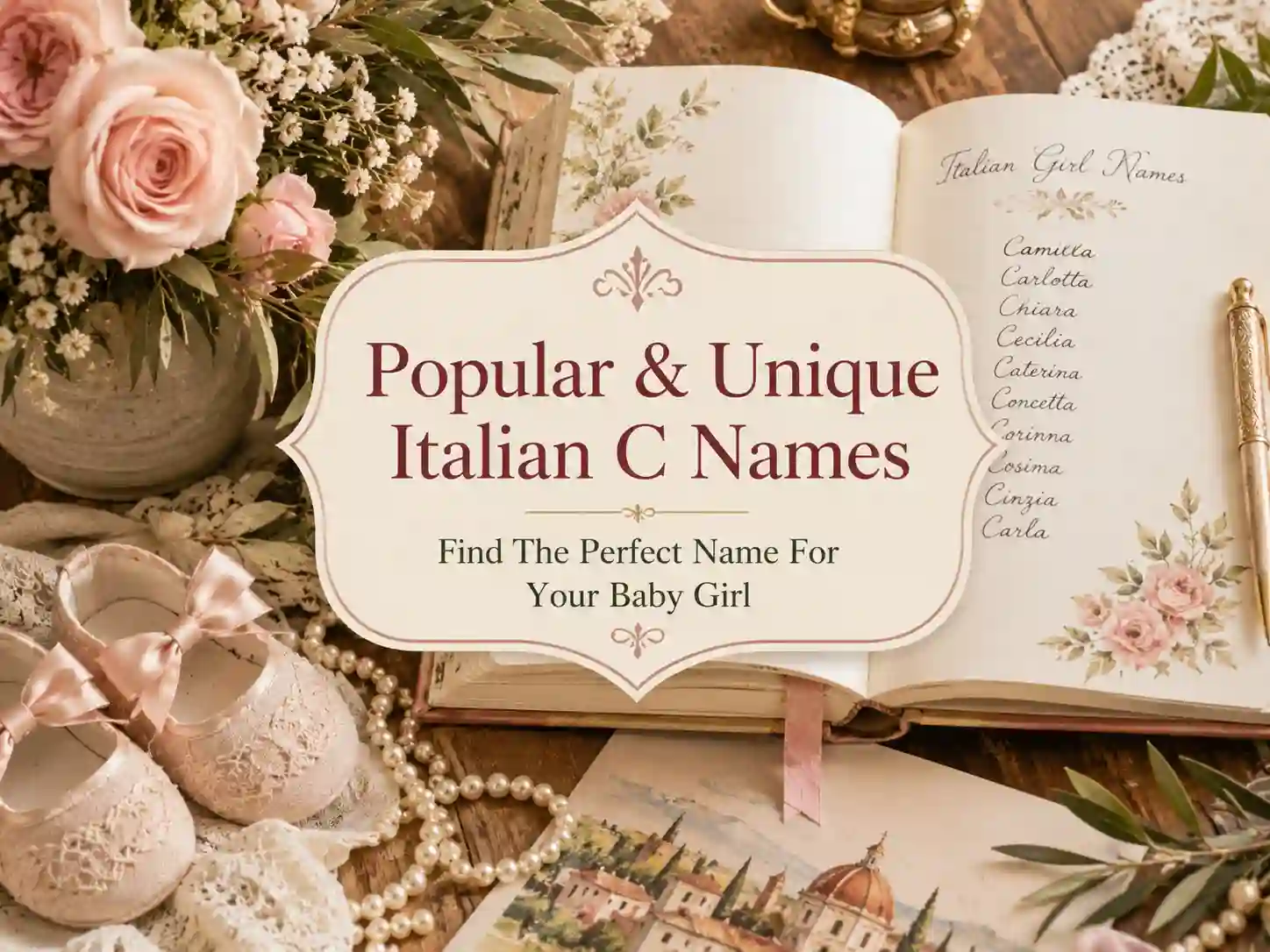 Popular and unique Italian girl names with C and their meanings