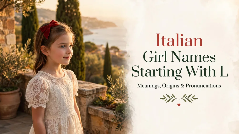 Italian girl names starting with L, featured image