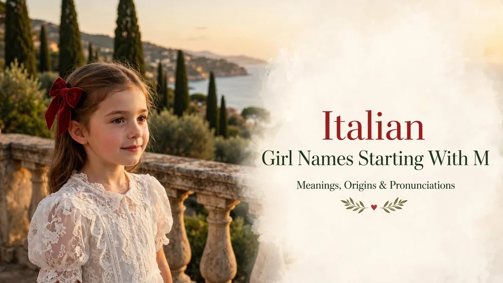 Italian girl names starting with M, featured image